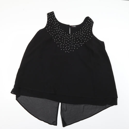 Yours Womens Black   Basic Blouse Size 22