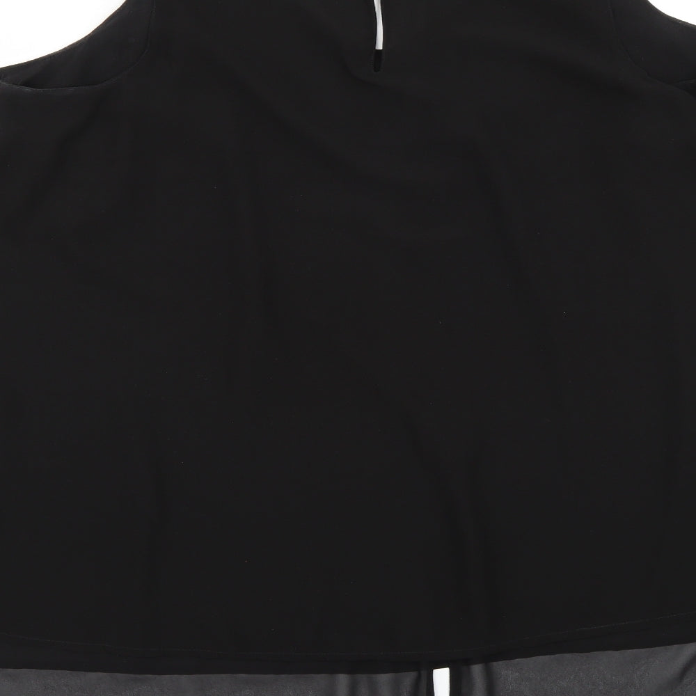 Yours Womens Black   Basic Blouse Size 22