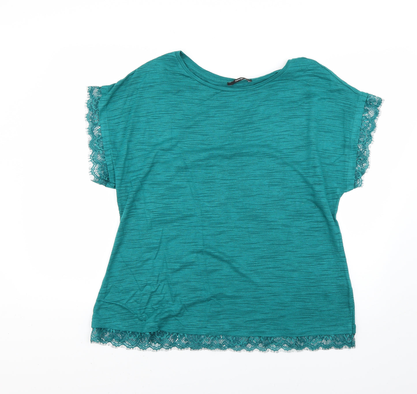 George Womens Green   Basic T-Shirt Size 20