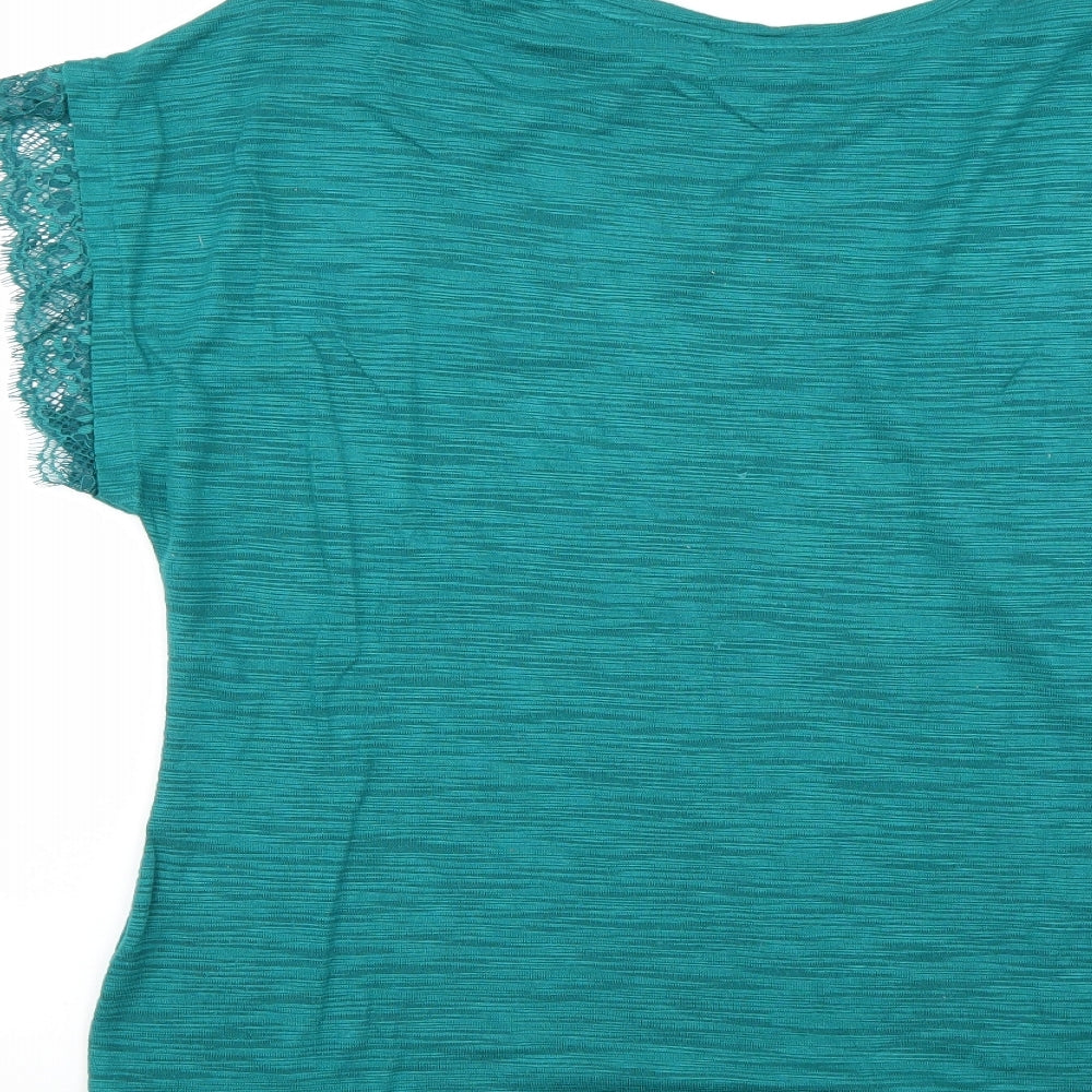 George Womens Green   Basic T-Shirt Size 20