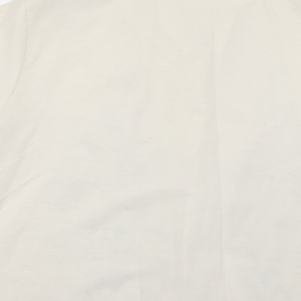 kiwi london Womens Beige   Basic Button-Up Size 24