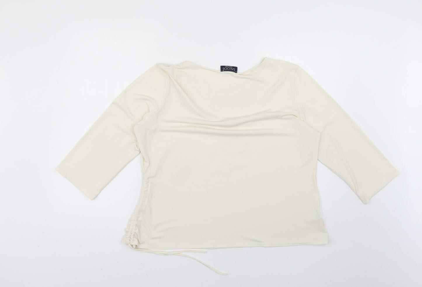 saloos collection Womens Beige   Basic Blouse Size 2XL