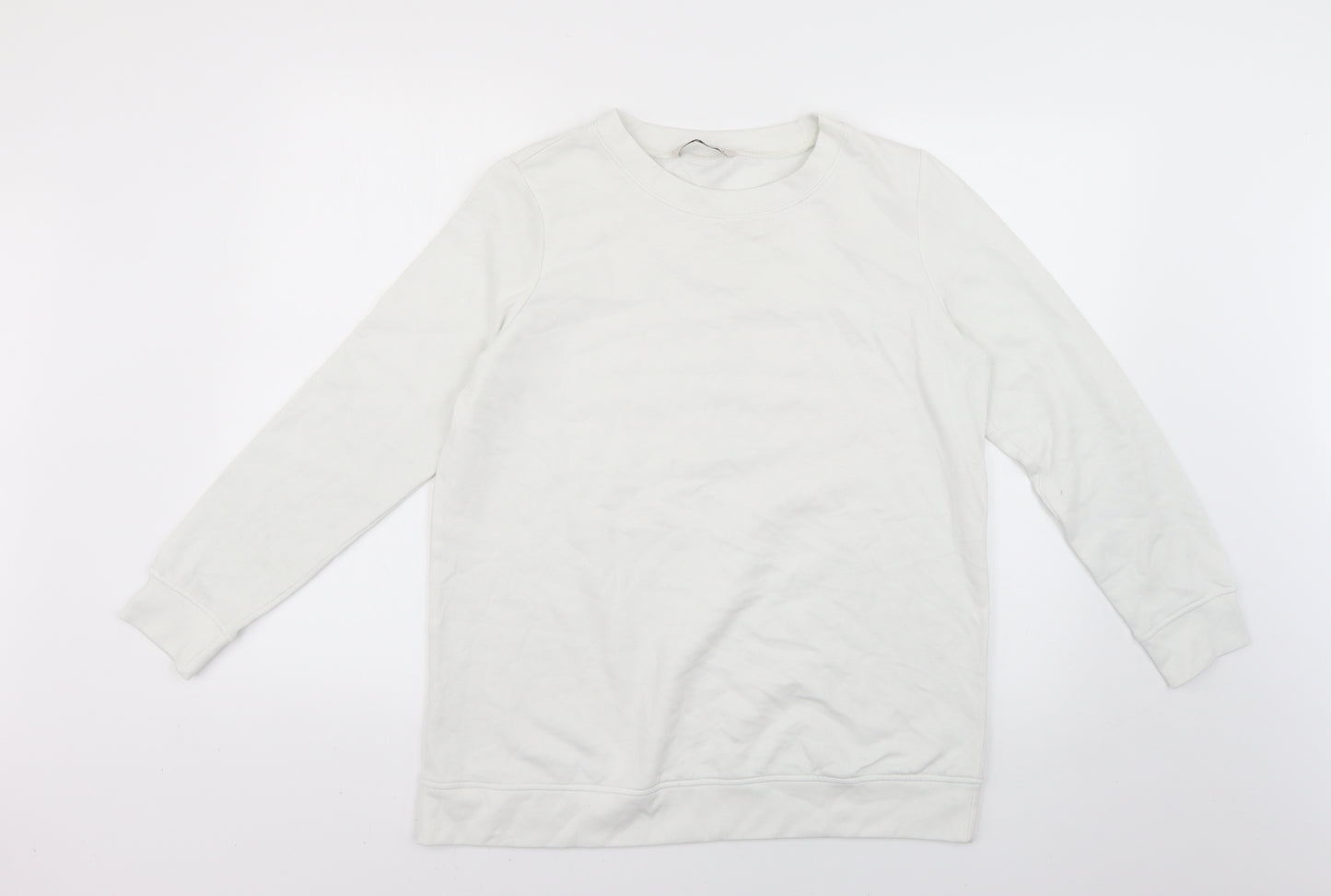 TU Womens White   Pullover Jumper Size 10
