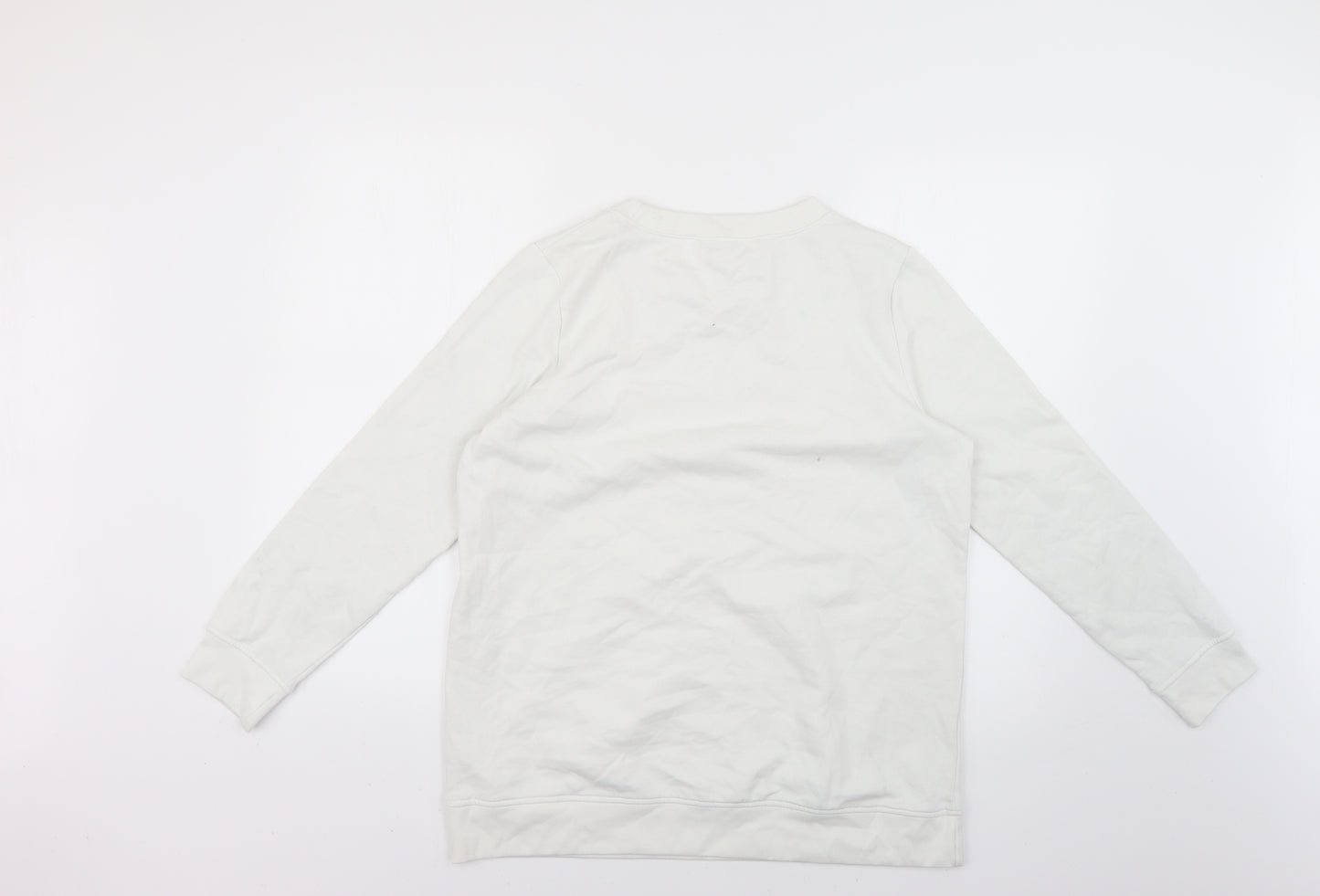 TU Womens White   Pullover Jumper Size 10