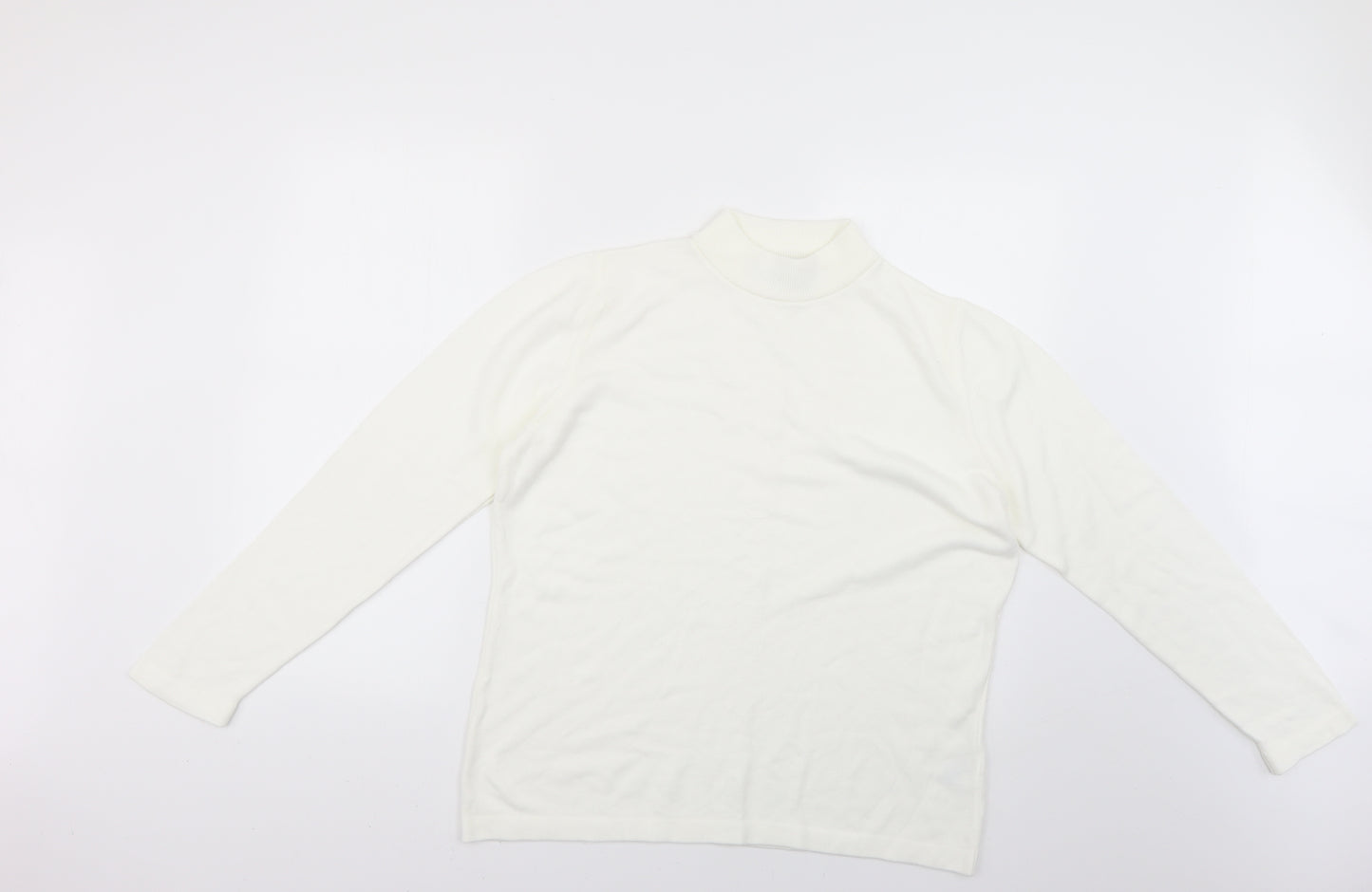 towels edgar jacobs Womens White   Pullover Jumper Size 16