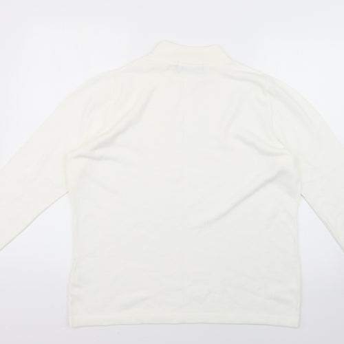 towels edgar jacobs Womens White   Pullover Jumper Size 16