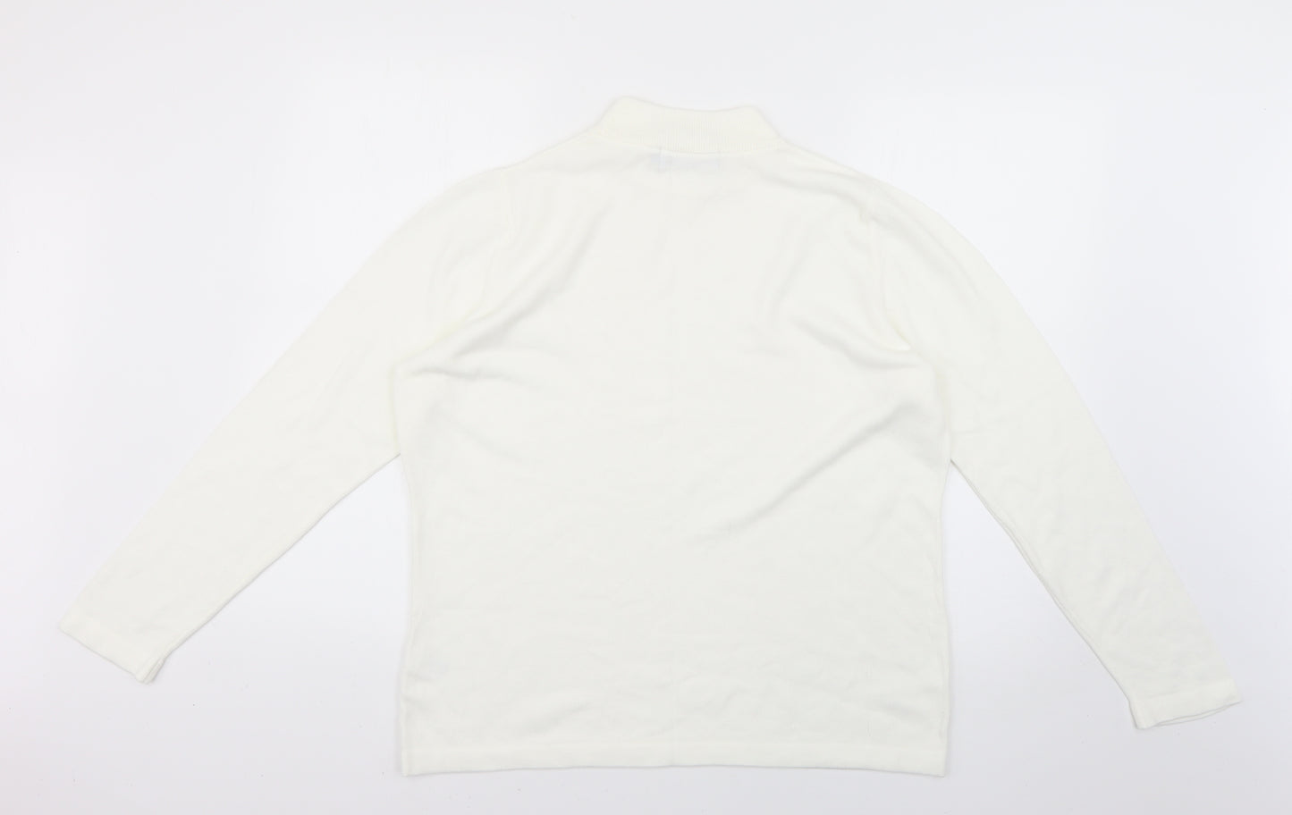 towels edgar jacobs Womens White   Pullover Jumper Size 16