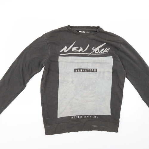 Twisted Soul Mens Brown   Pullover Jumper Size M