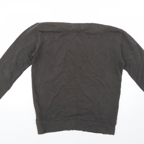 Twisted Soul Mens Brown   Pullover Jumper Size M