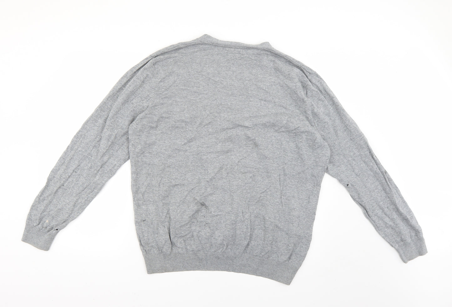 TU Mens Grey   Cardigan Jumper Size XL