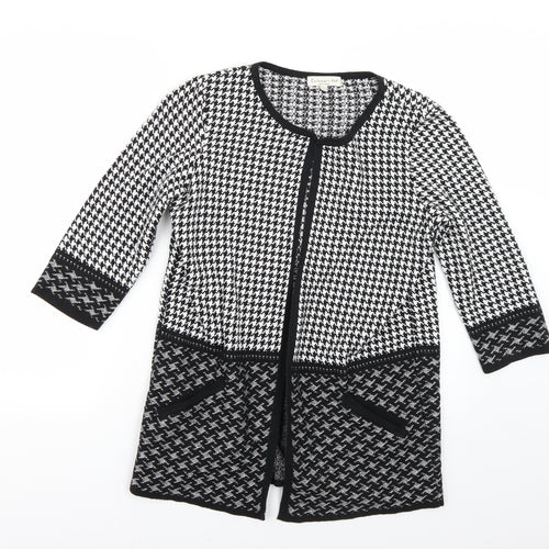 F&F Womens Multicoloured Geometric  Cardigan Jumper Size 10