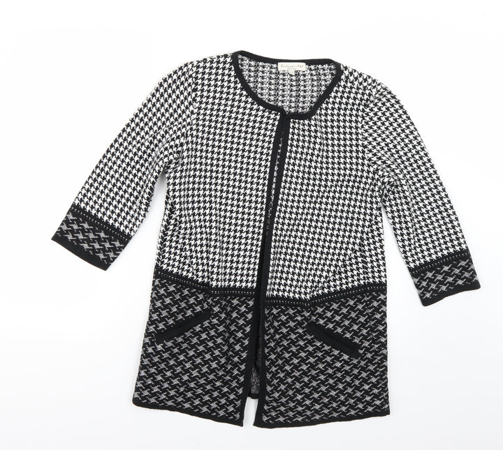 F&F Womens Multicoloured Geometric  Cardigan Jumper Size 10