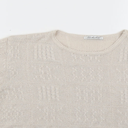 berketex Womens Beige   Pullover Jumper Size 20