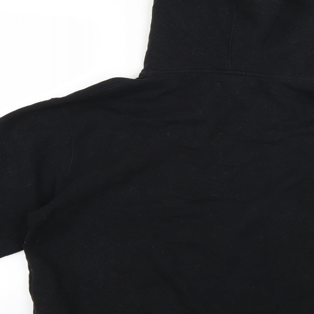Topman Mens Black   Pullover Hoodie Size L