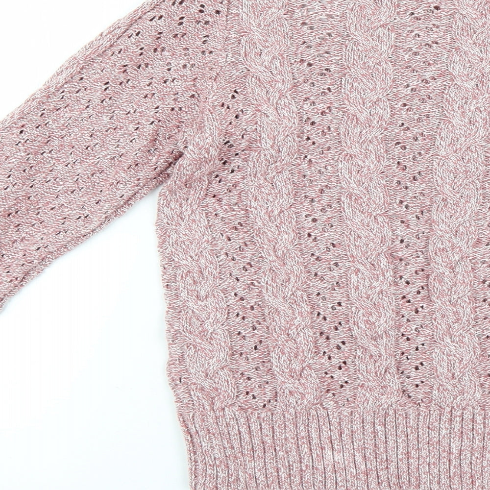 paaya Womens Pink   Pullover Jumper Size M