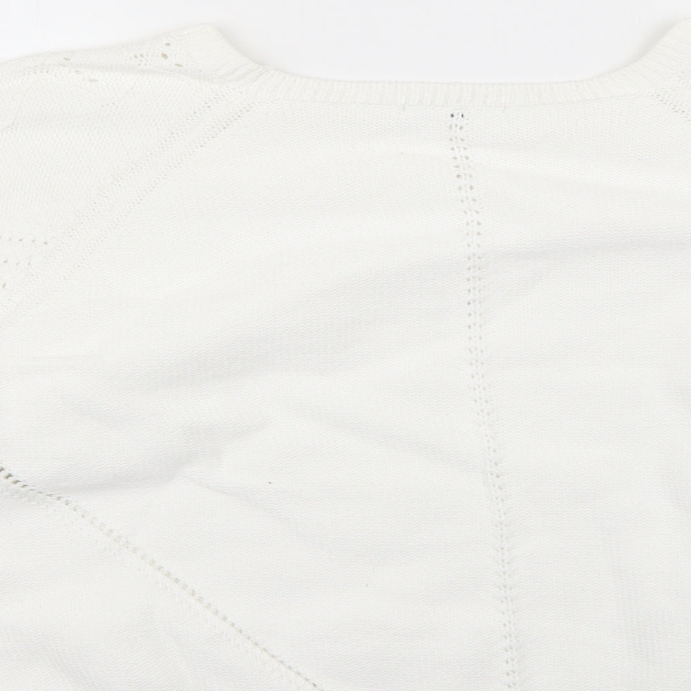 TU Womens White   Pullover Jumper Size 16