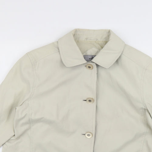 Style Womens Beige   Overcoat Coat Size 12