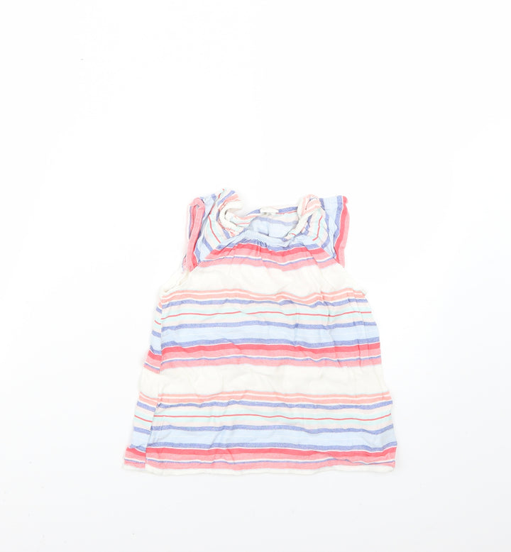 H&M Girls Multicoloured Striped  Fit & Flare  Size 2-3 Years