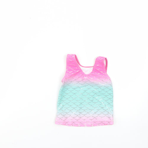 George Girls Multicoloured Geometric  Basic T-Shirt Size 2-3 Years