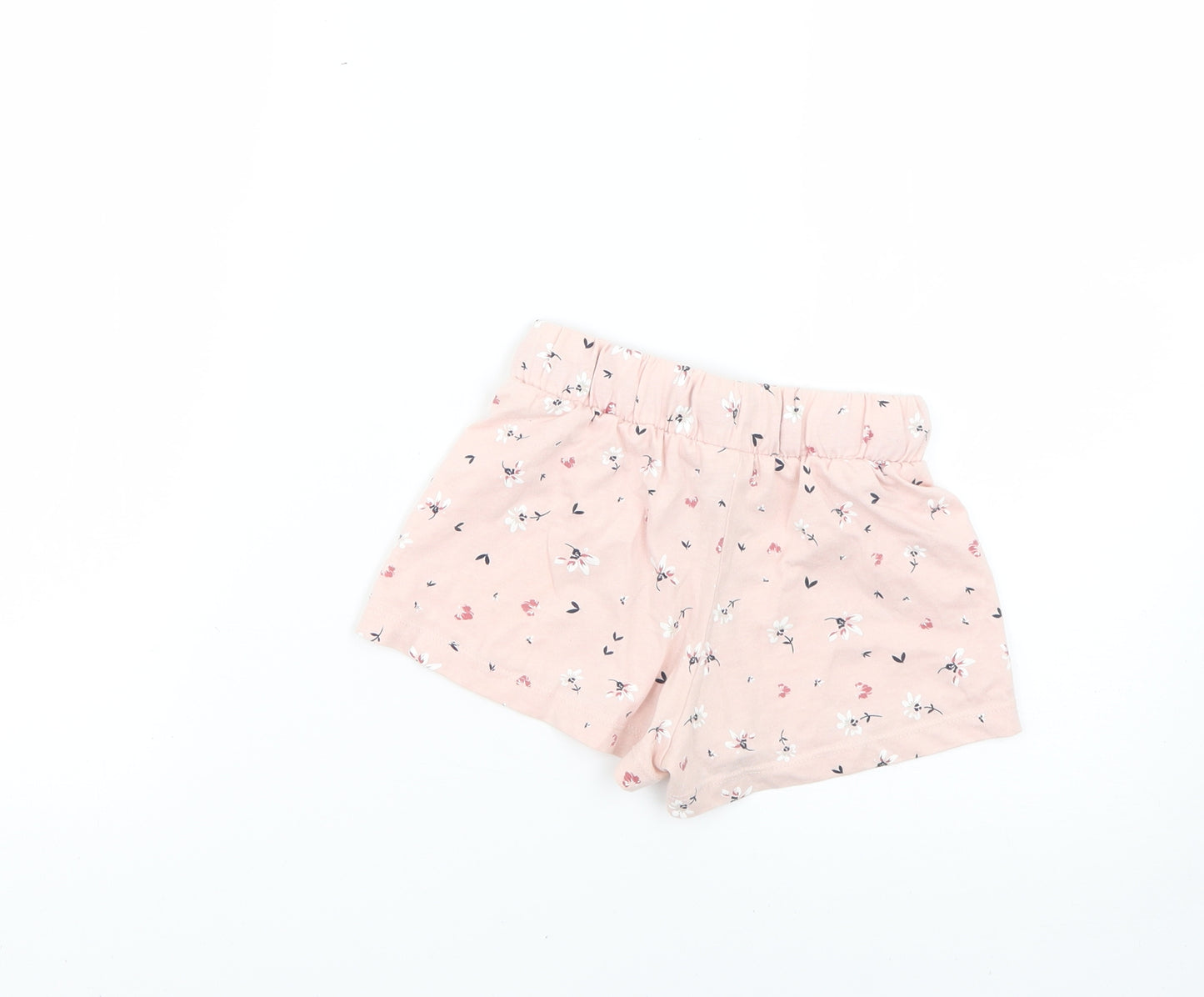 Matalan Girls Pink Geometric  Cut-Off Shorts Size 6 Years