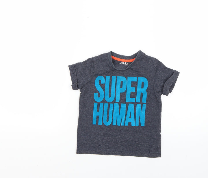 Mothercare Boys Grey   Basic T-Shirt Size 3-4 Years