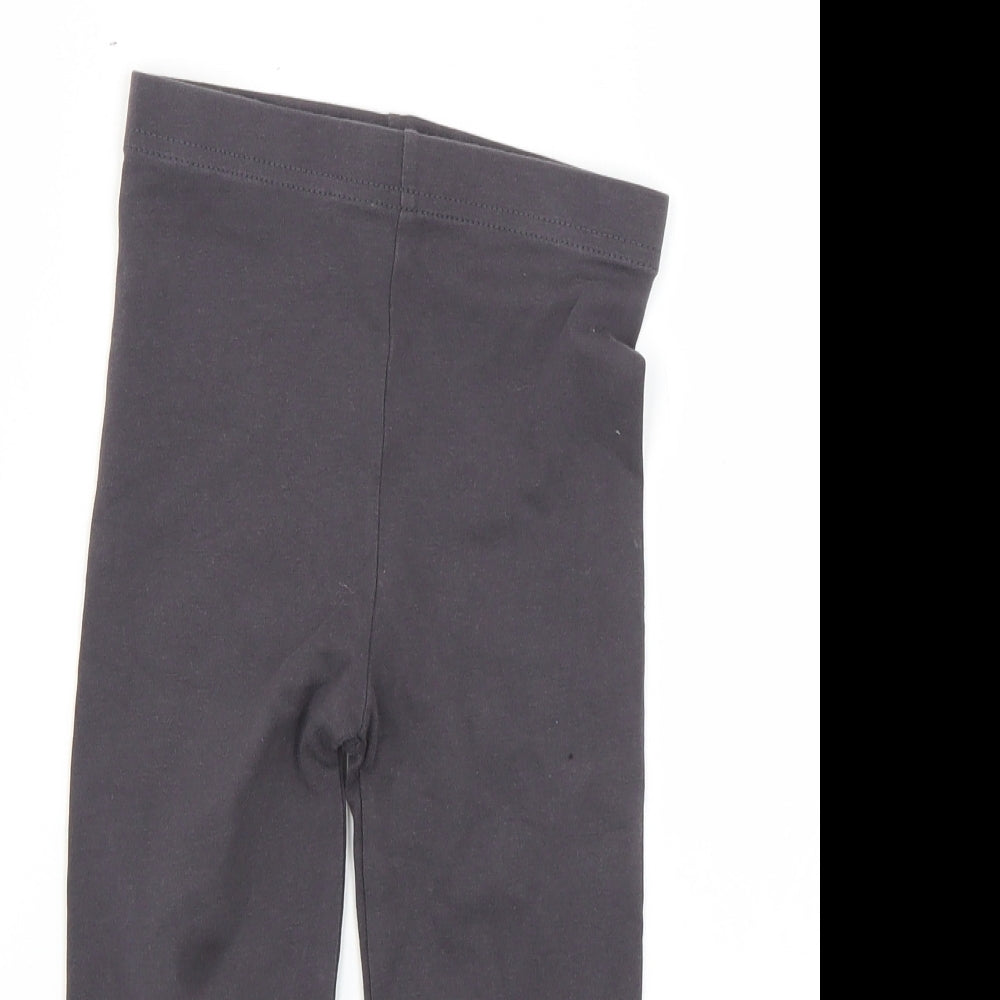 George Girls Grey   Jegging Trousers Size 5-6 Years