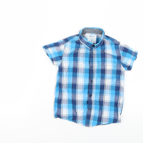 Rebel Boys Multicoloured Check  Basic Button-Up Size 3-4 Years