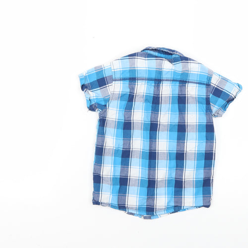 Rebel Boys Multicoloured Check  Basic Button-Up Size 3-4 Years