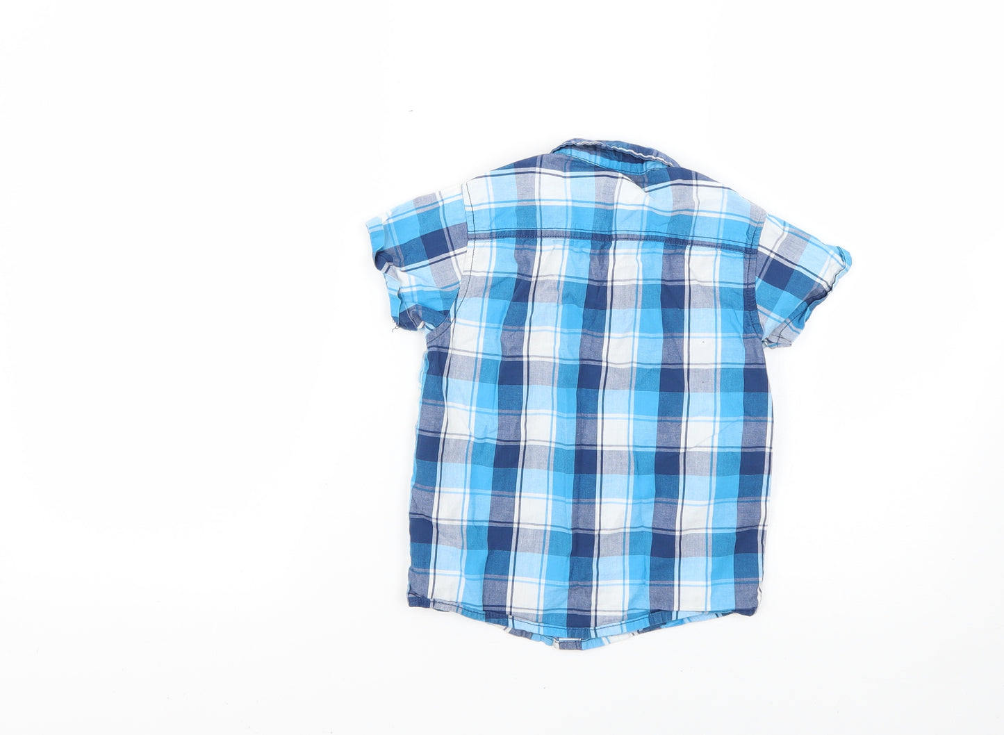 Rebel Boys Multicoloured Check  Basic Button-Up Size 3-4 Years