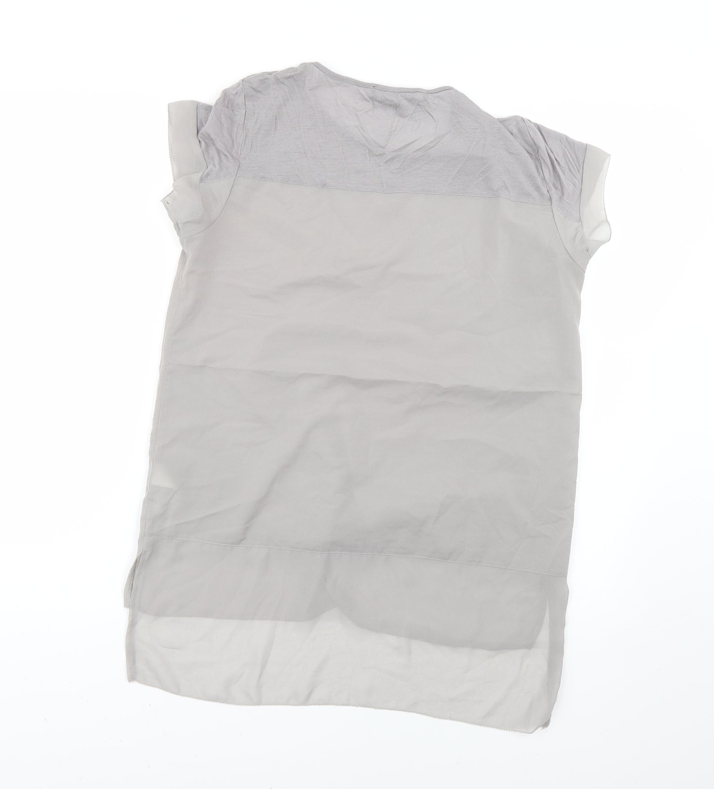 French Connection Womens Grey   Basic Blouse Size M