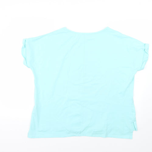 la pia Womens Blue   Basic T-Shirt Size S