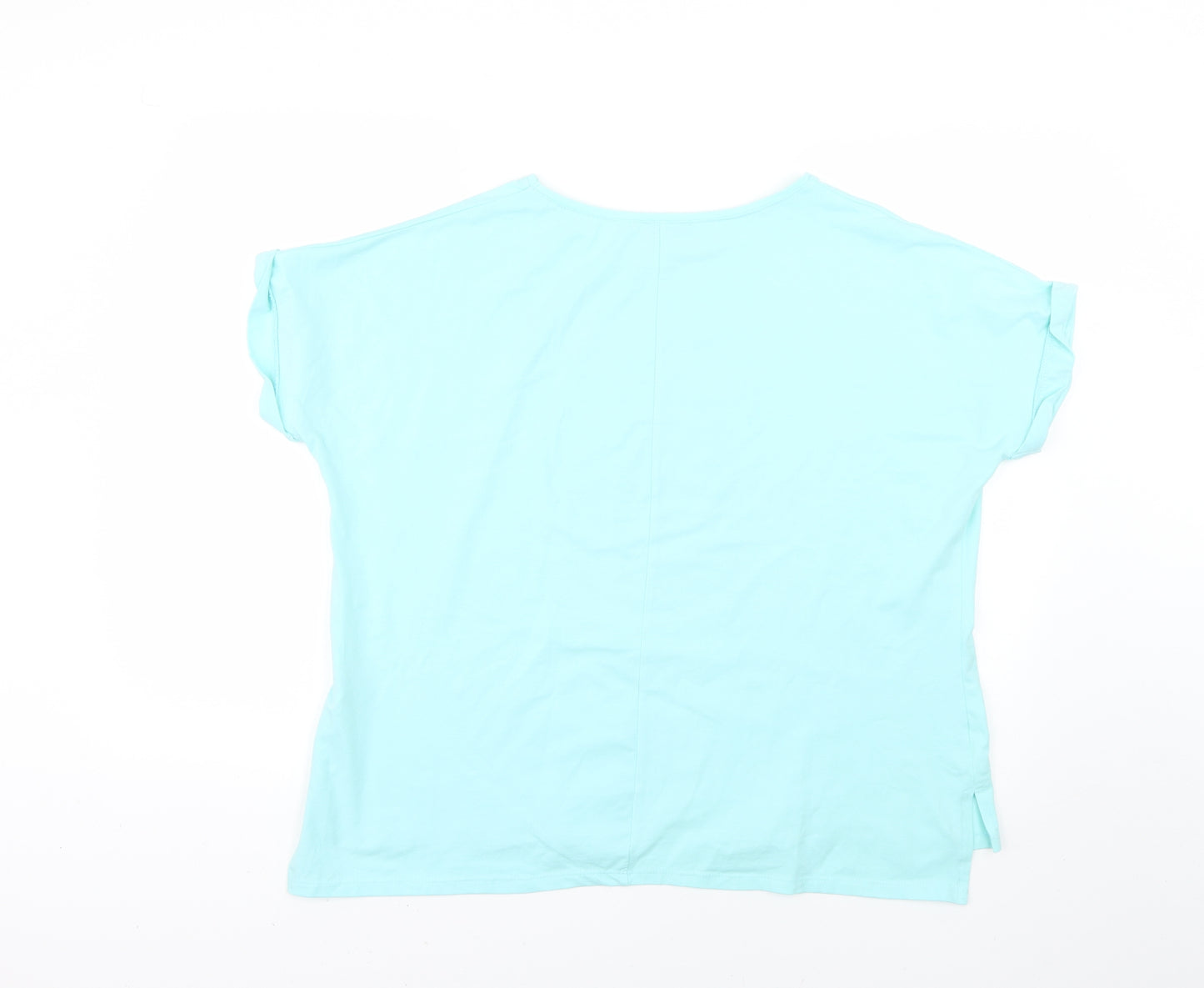 la pia Womens Blue   Basic T-Shirt Size S