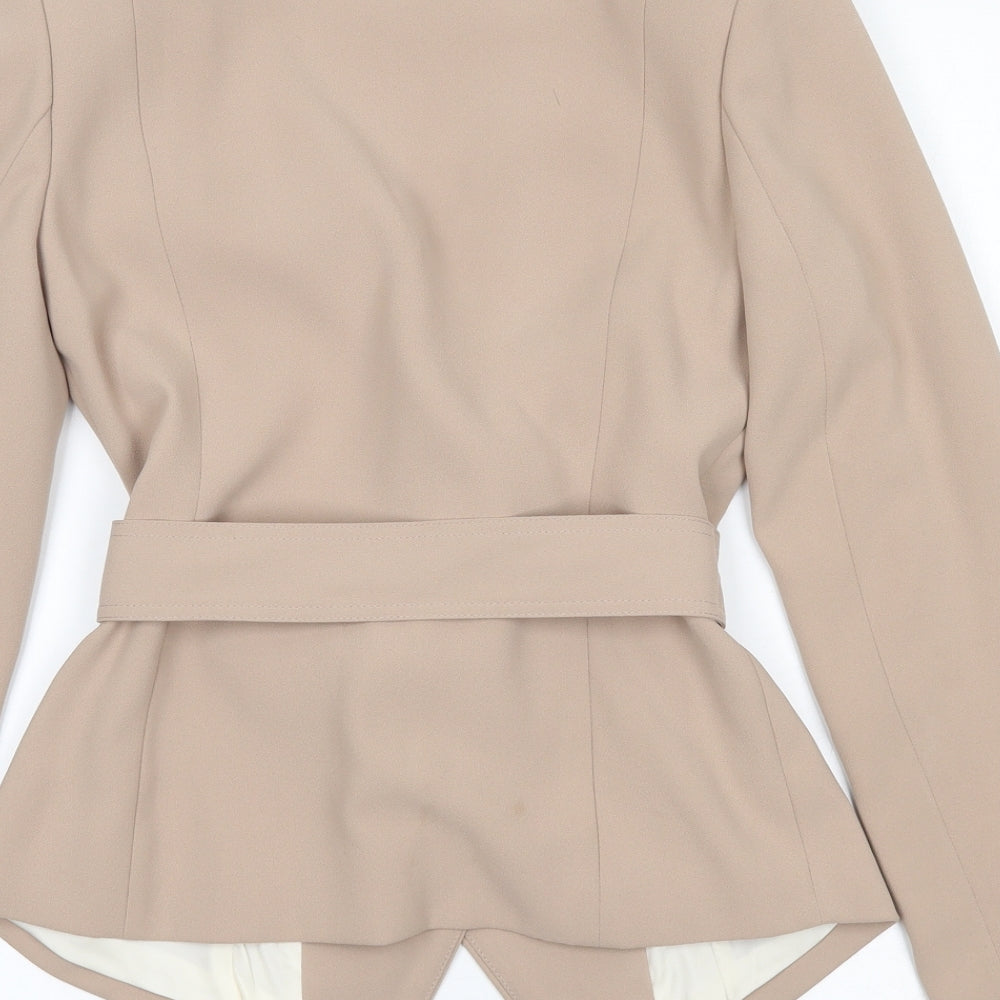 River Island Womens Beige   Jacket Blazer Size 8