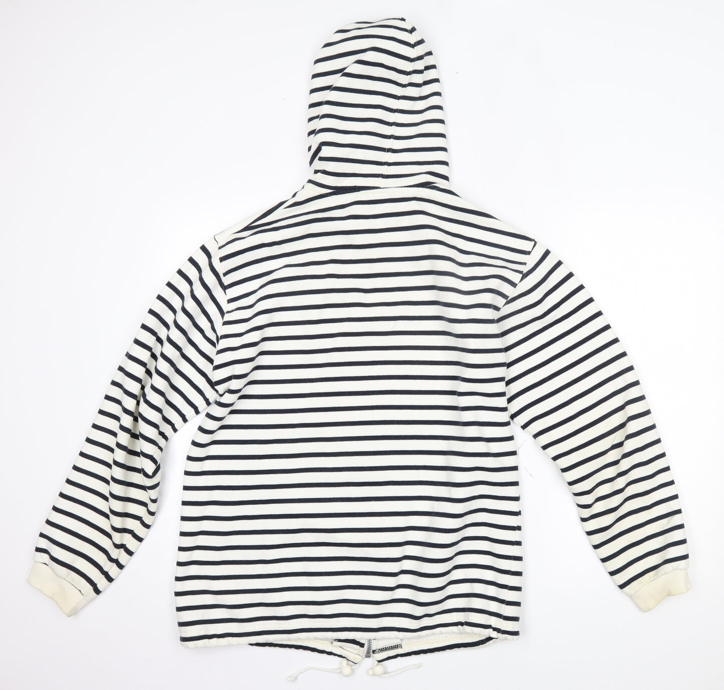 Rayar Womens White Striped  Jacket  Size M