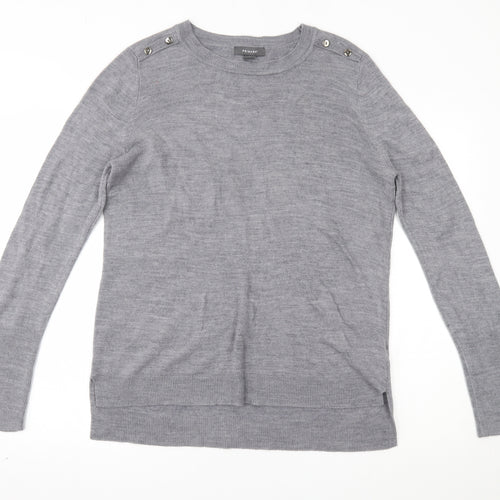 Primark Womens Grey   Pullover Jumper Size M