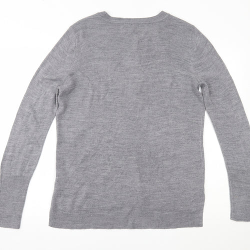Primark Womens Grey   Pullover Jumper Size M