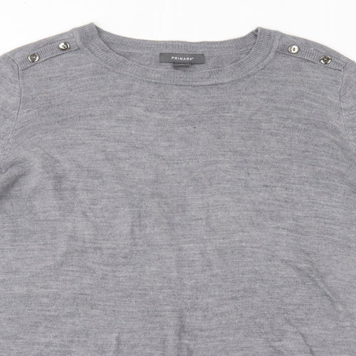Primark Womens Grey   Pullover Jumper Size M