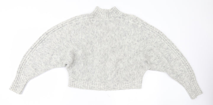 New Look Womens Grey Pullover Jumper Size M