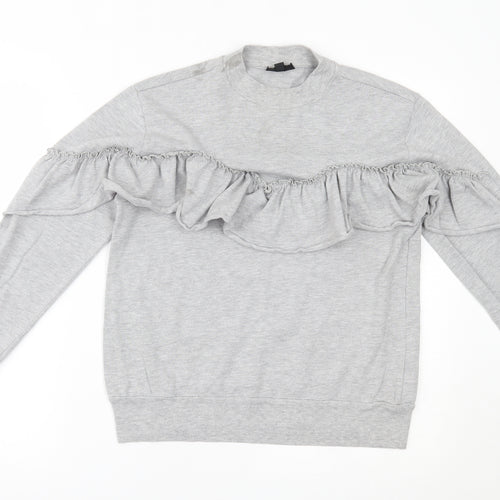 Topshop Womens Grey   Pullover Jumper Size 10