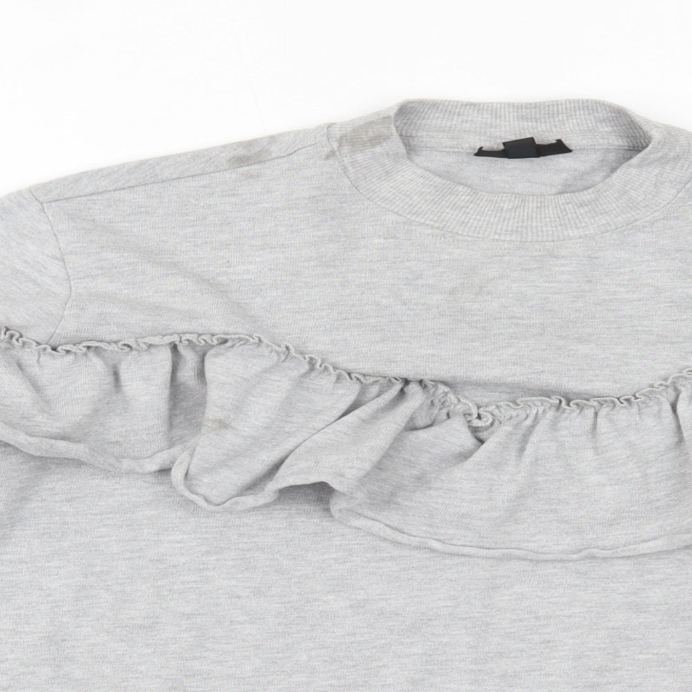 Topshop Womens Grey   Pullover Jumper Size 10