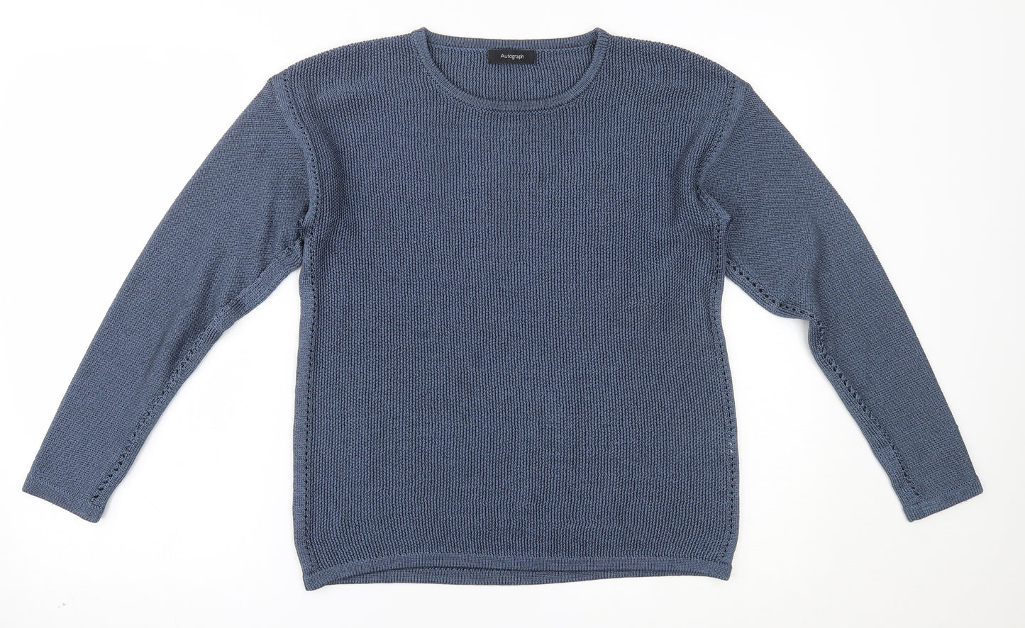 Autograph Womens Blue   Pullover Jumper Size 12