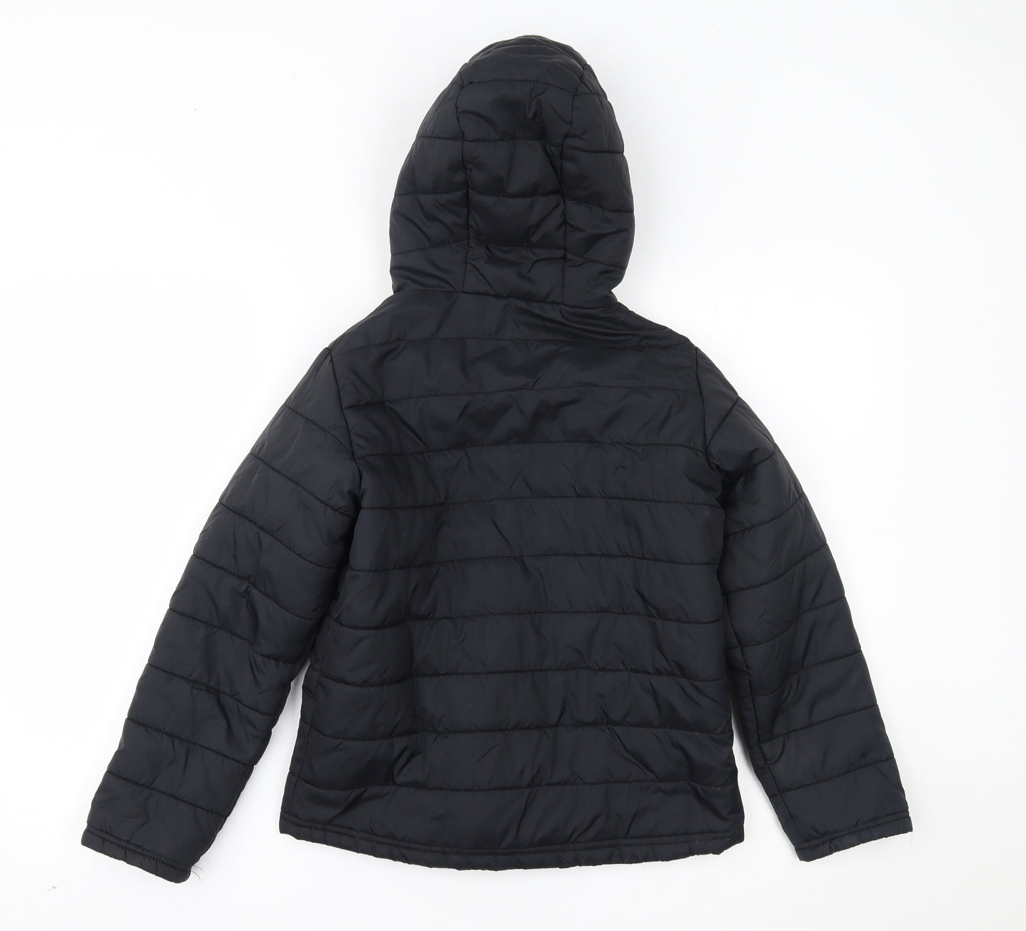 FREEDOM TRAIL Boys Black   Puffer Jacket Coat Size 9-10 Years