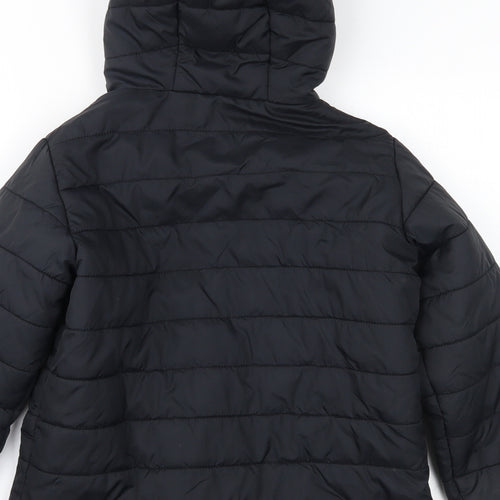 FREEDOM TRAIL Boys Black   Puffer Jacket Coat Size 9-10 Years