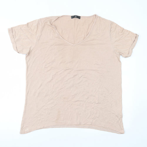 Missguided Womens Pink   Basic T-Shirt Size 10