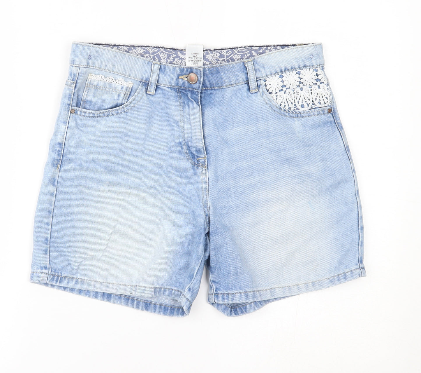 NEXT Girls Blue   Culotte Shorts Size 14 Years