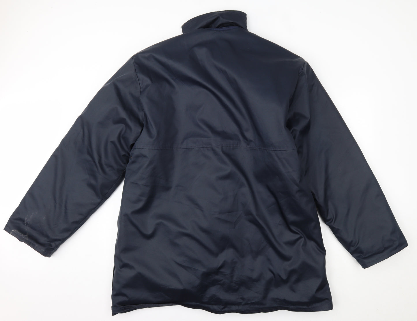 ARCO Mens Blue   Overcoat Coat Size L