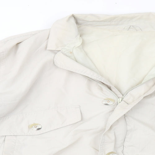 Classic Menswear Mens White   Overcoat Coat Size XL