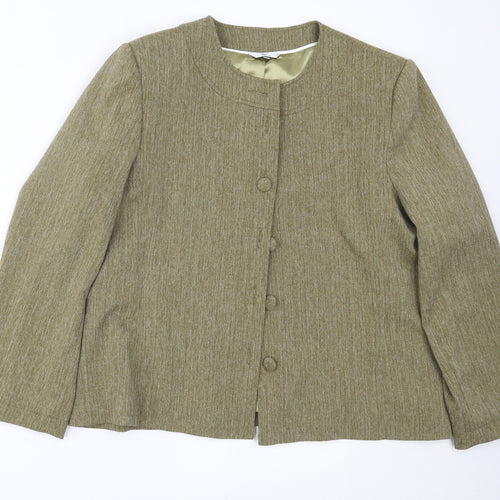 Klass Womens Green   Jacket  Size 22