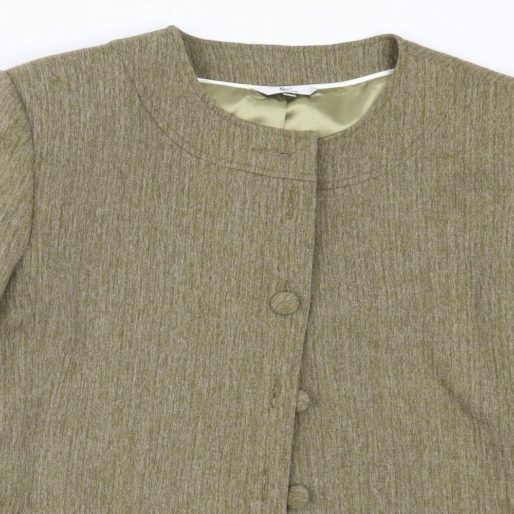 Klass Womens Green   Jacket  Size 22