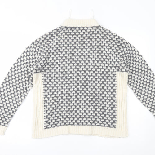 George Womens Grey Polka Dot  Pullover Jumper Size 12